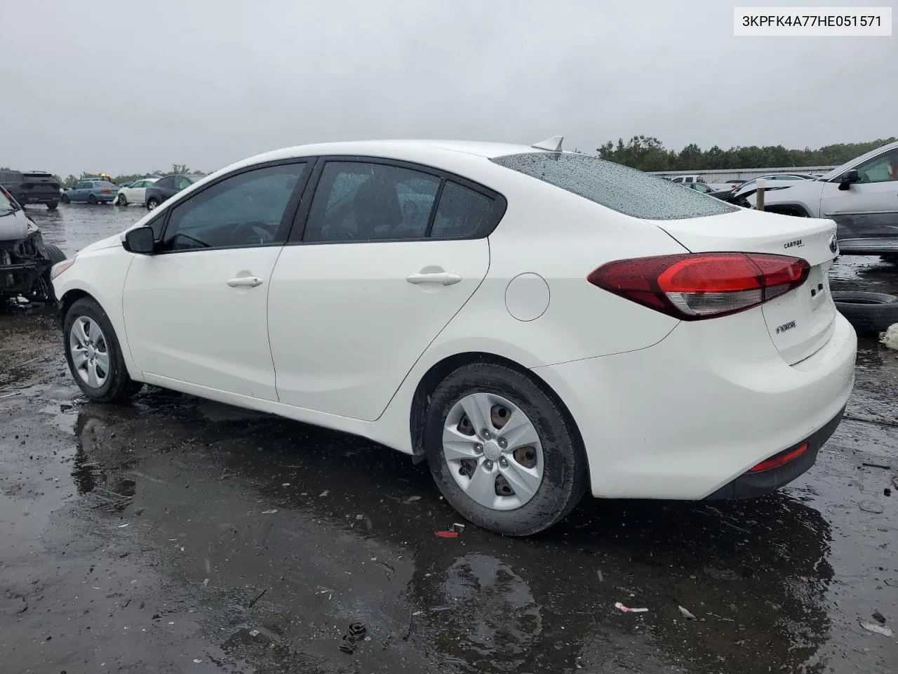 2017 Kia Forte Lx VIN: 3KPFK4A77HE051571 Lot: 70982754