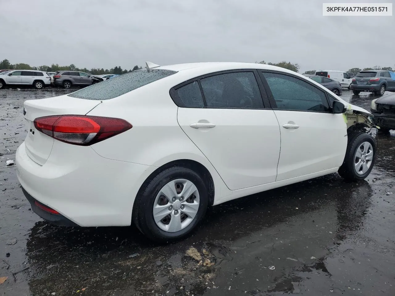 3KPFK4A77HE051571 2017 Kia Forte Lx