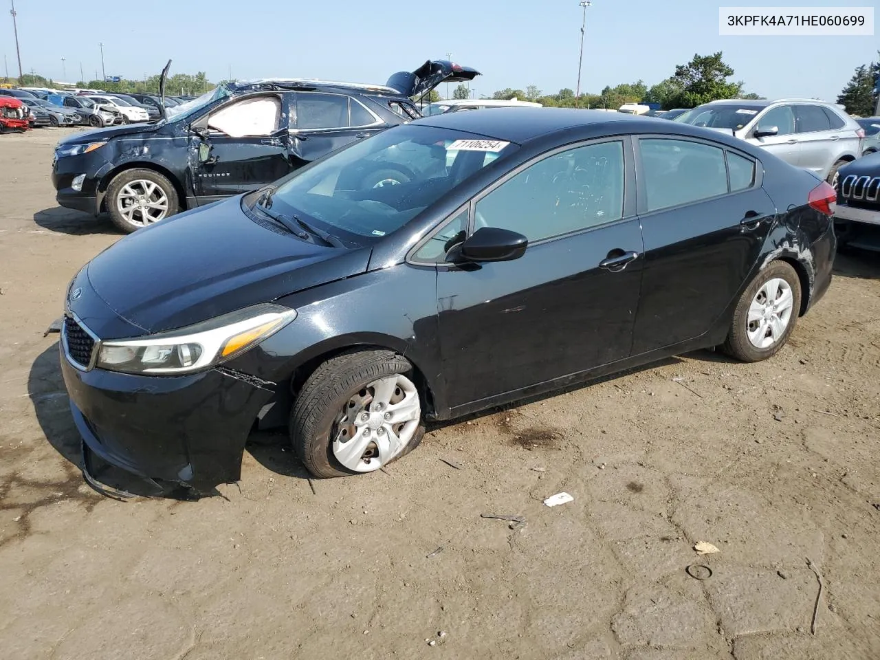 2017 Kia Forte Lx VIN: 3KPFK4A71HE060699 Lot: 71106254