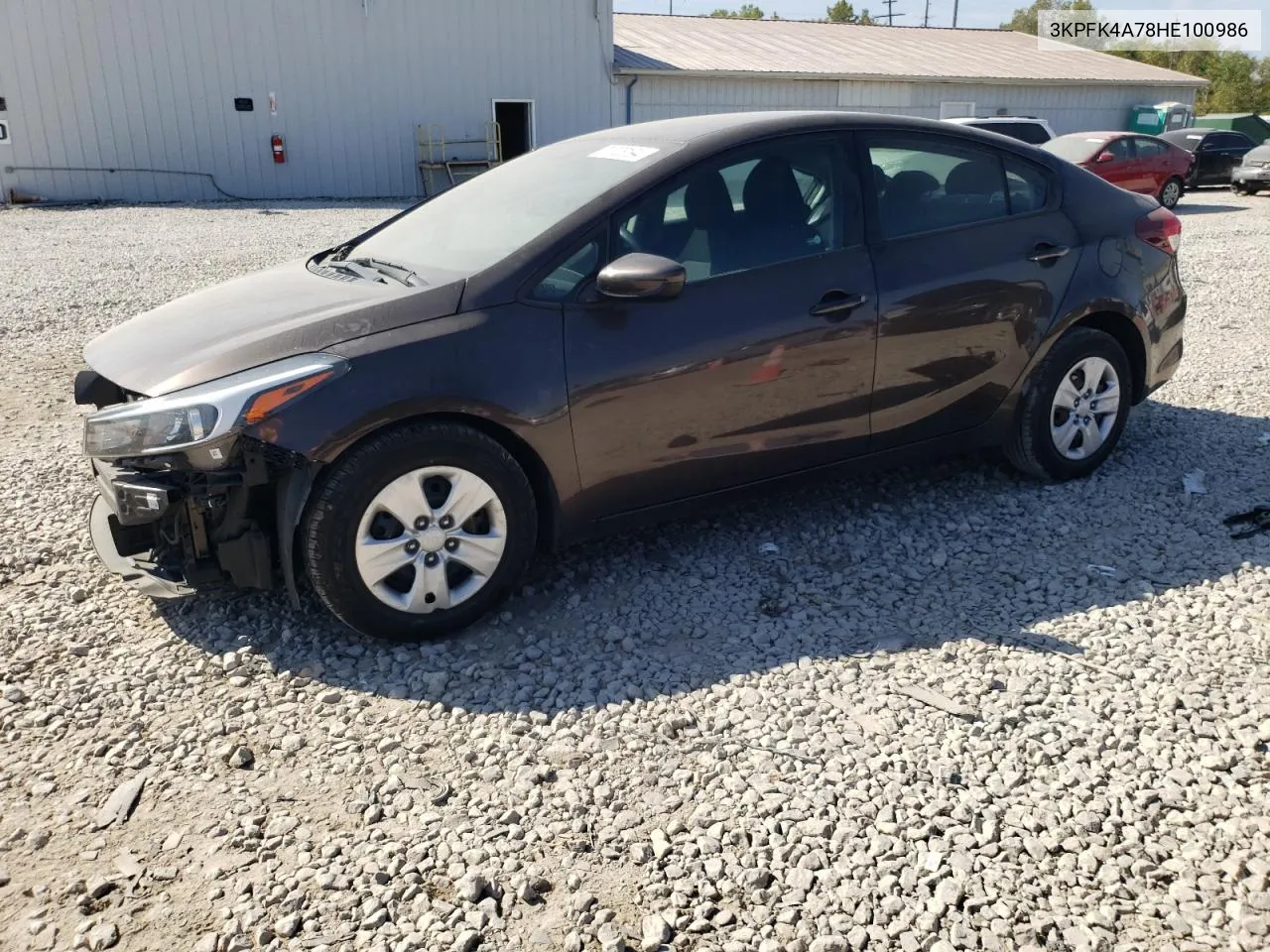 3KPFK4A78HE100986 2017 Kia Forte Lx