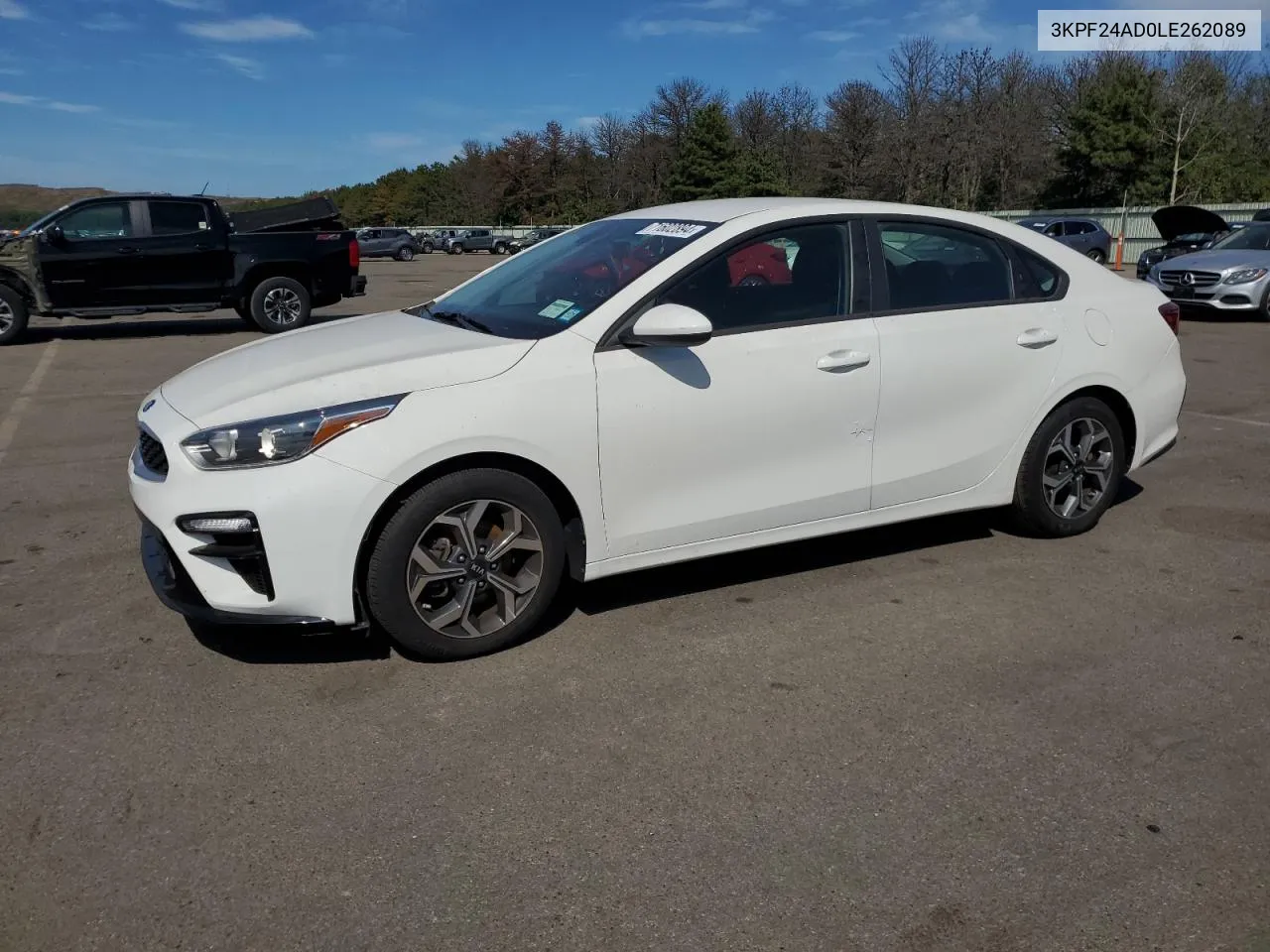 2020 Kia Forte Fe VIN: 3KPF24AD0LE262089 Lot: 71602894