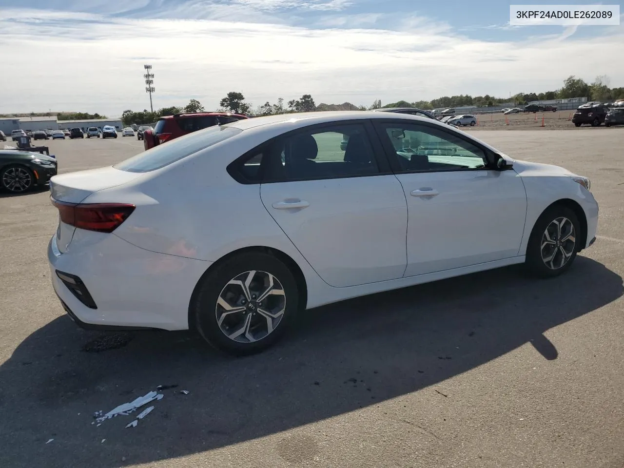 2020 Kia Forte Fe VIN: 3KPF24AD0LE262089 Lot: 71602894