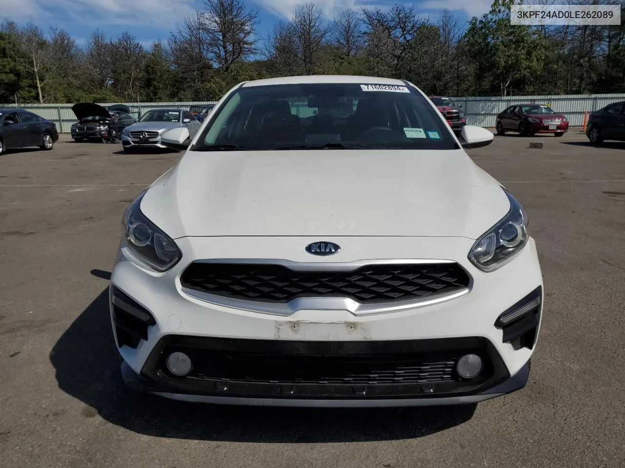 3KPF24AD0LE262089 2020 Kia Forte Fe