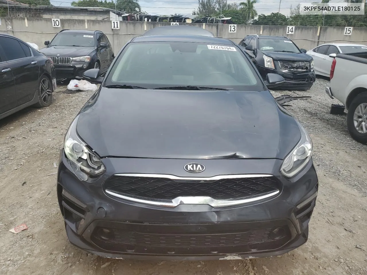 2020 Kia Forte Ex VIN: 3KPF54AD7LE180125 Lot: 72270764