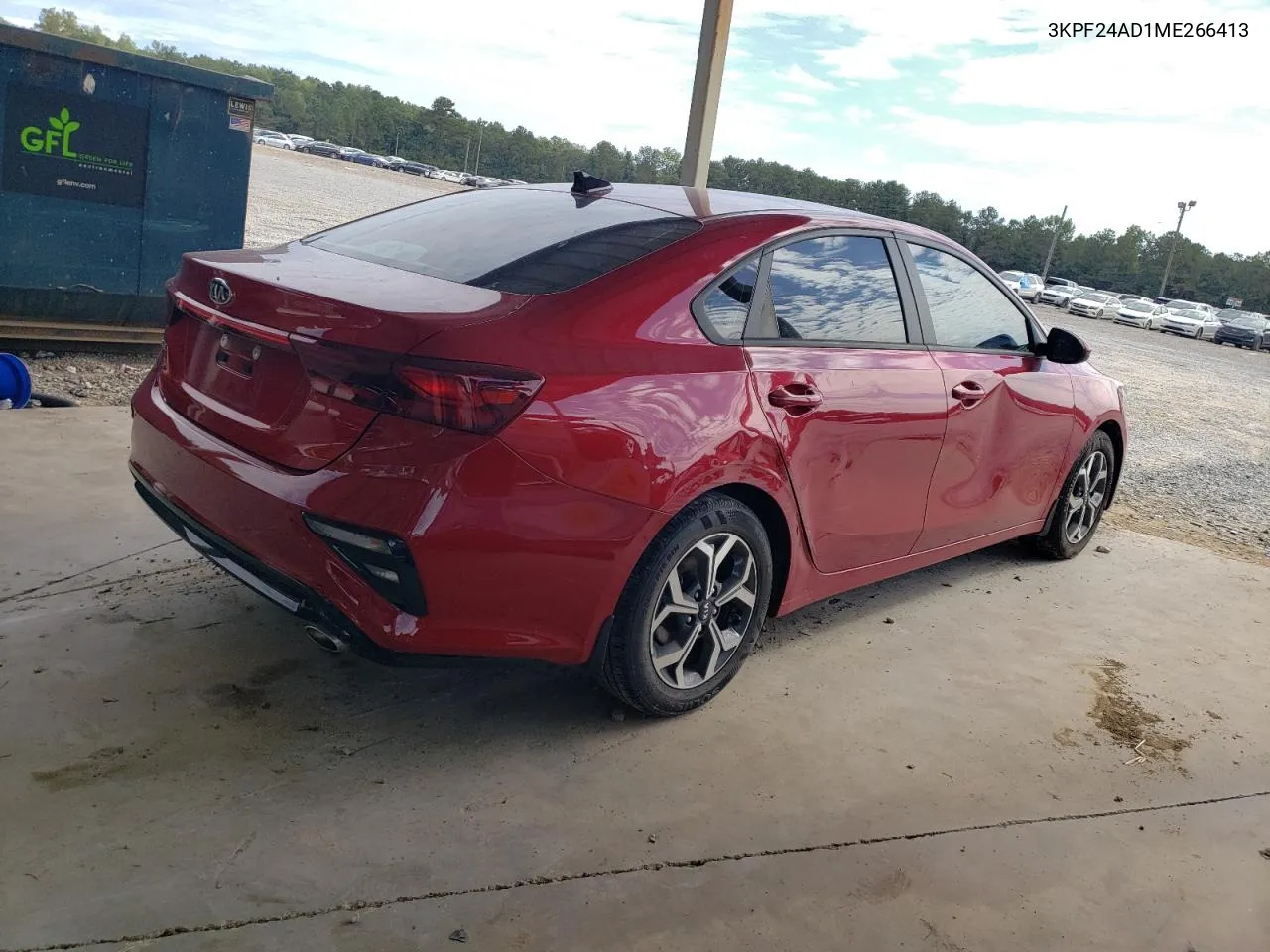 2021 Kia Forte Fe VIN: 3KPF24AD1ME266413 Lot: 70402794