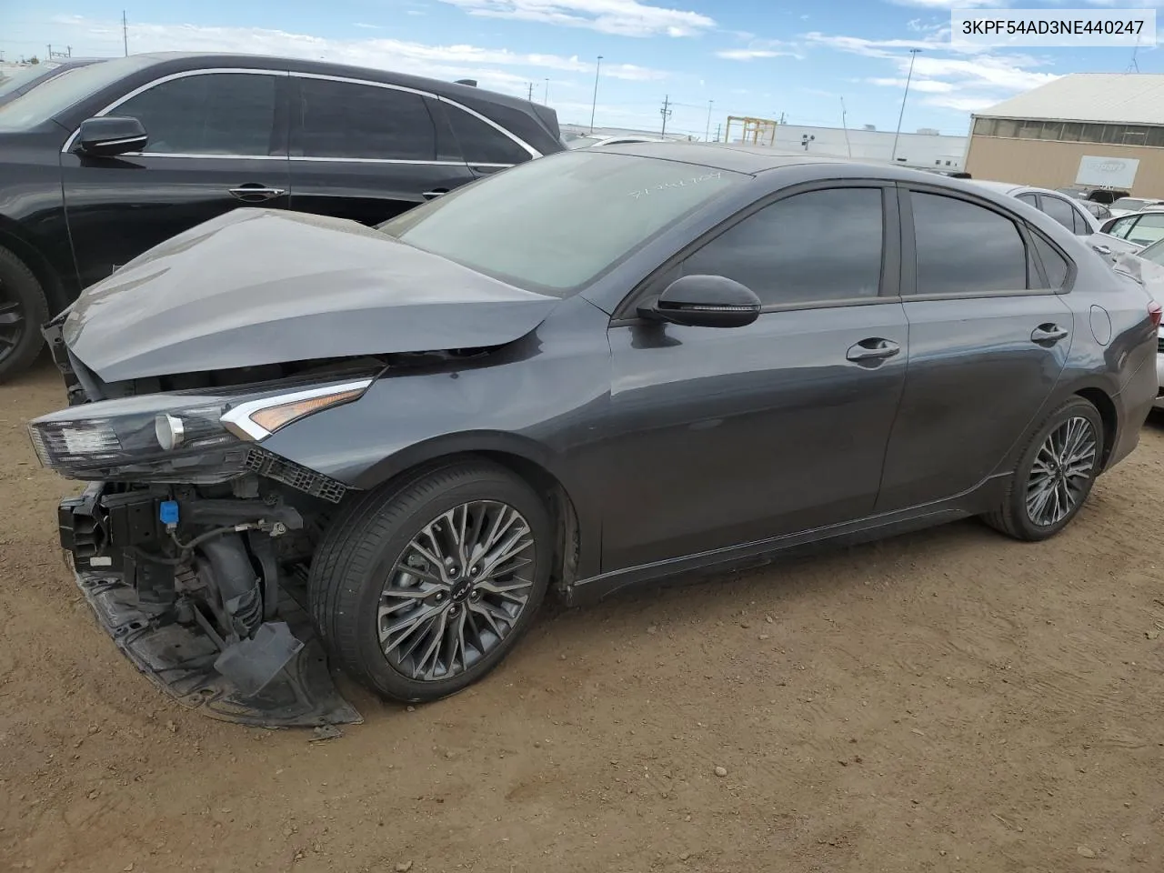 2022 Kia Forte Gt Line VIN: 3KPF54AD3NE440247 Lot: 71741704