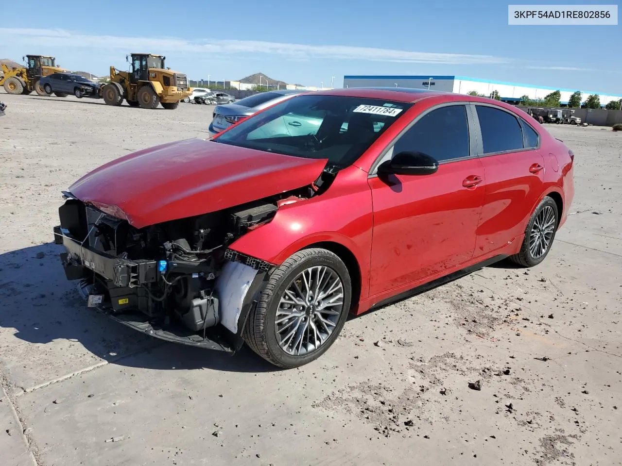 2024 Kia Forte Gt Line VIN: 3KPF54AD1RE802856 Lot: 72411784