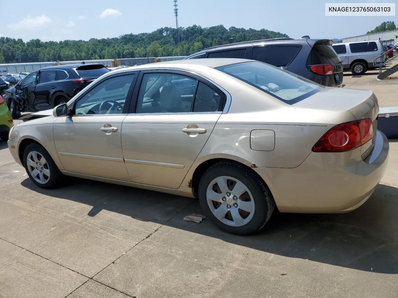 KNAGE123765063103 2006 Kia Optima Lx