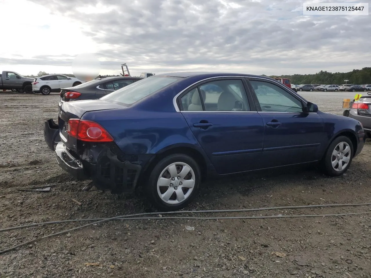 KNAGE123875125447 2007 Kia Optima Lx