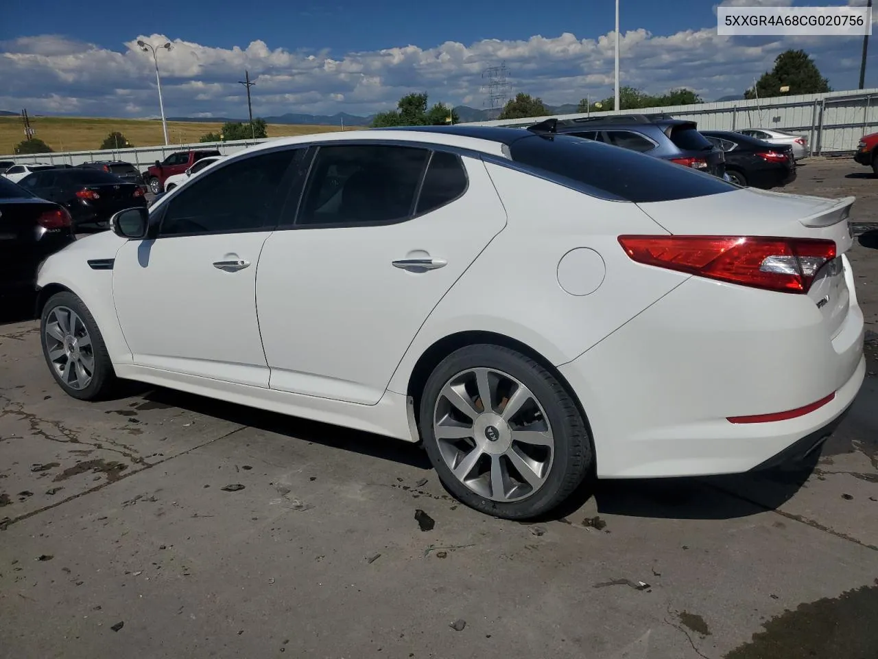 5XXGR4A68CG020756 2012 Kia Optima Sx