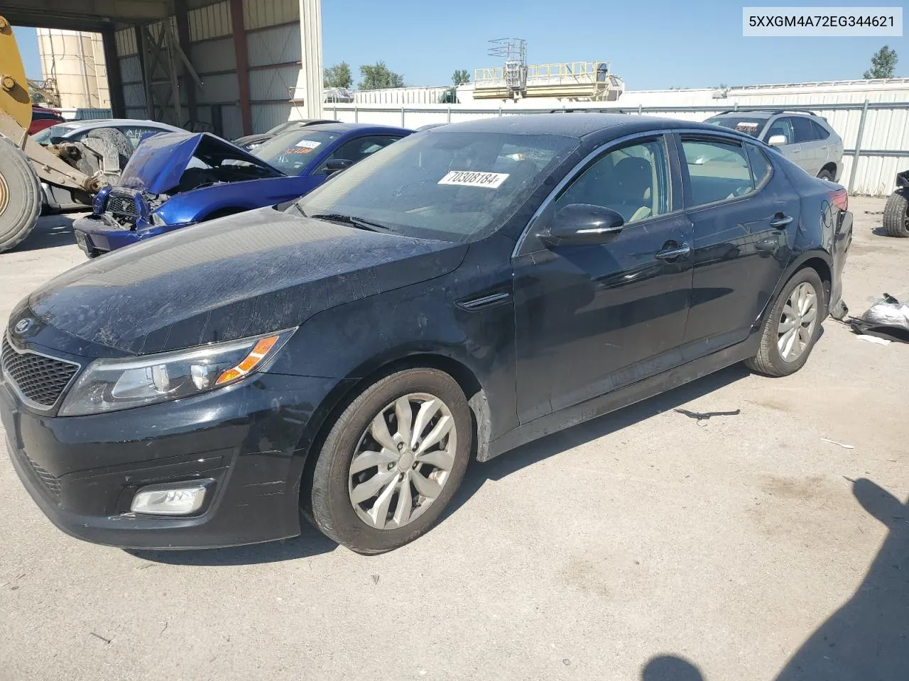 2014 Kia Optima Lx VIN: 5XXGM4A72EG344621 Lot: 70308184