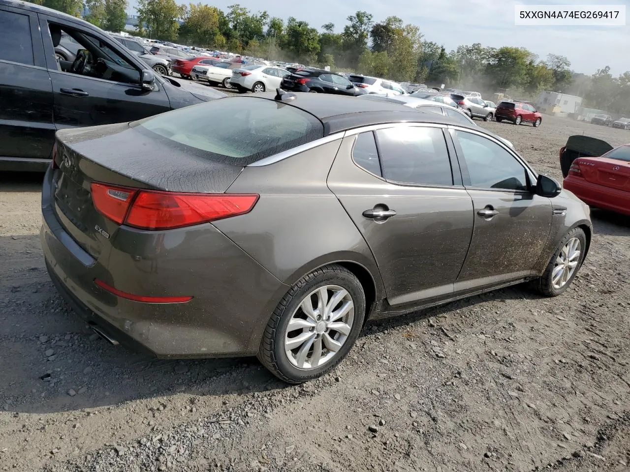 5XXGN4A74EG269417 2014 Kia Optima Ex