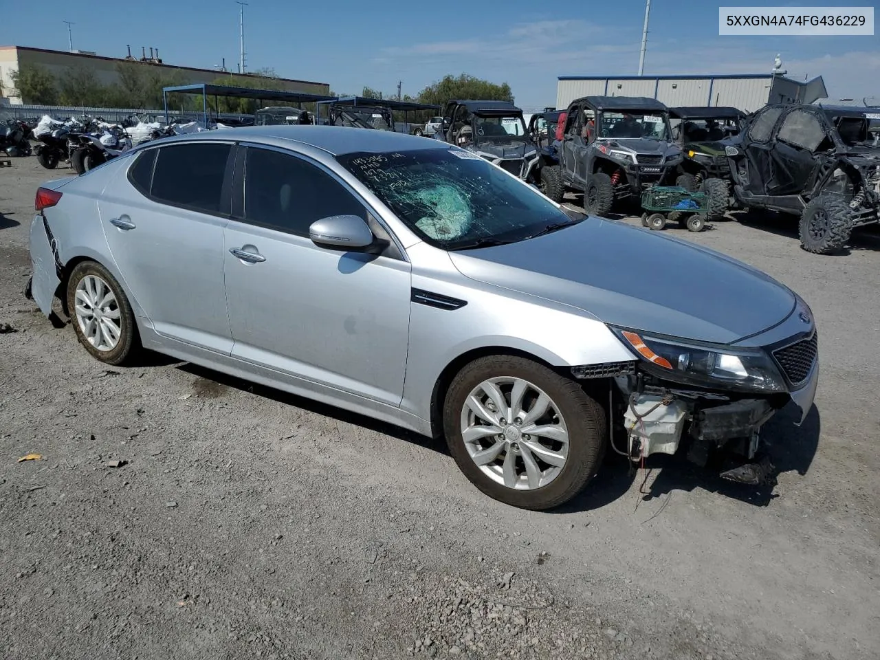 2015 Kia Optima Ex VIN: 5XXGN4A74FG436229 Lot: 63262024