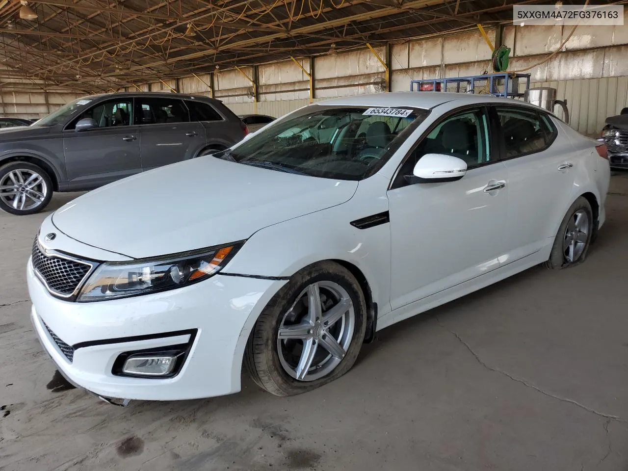 2015 Kia Optima Lx VIN: 5XXGM4A72FG376163 Lot: 65343784