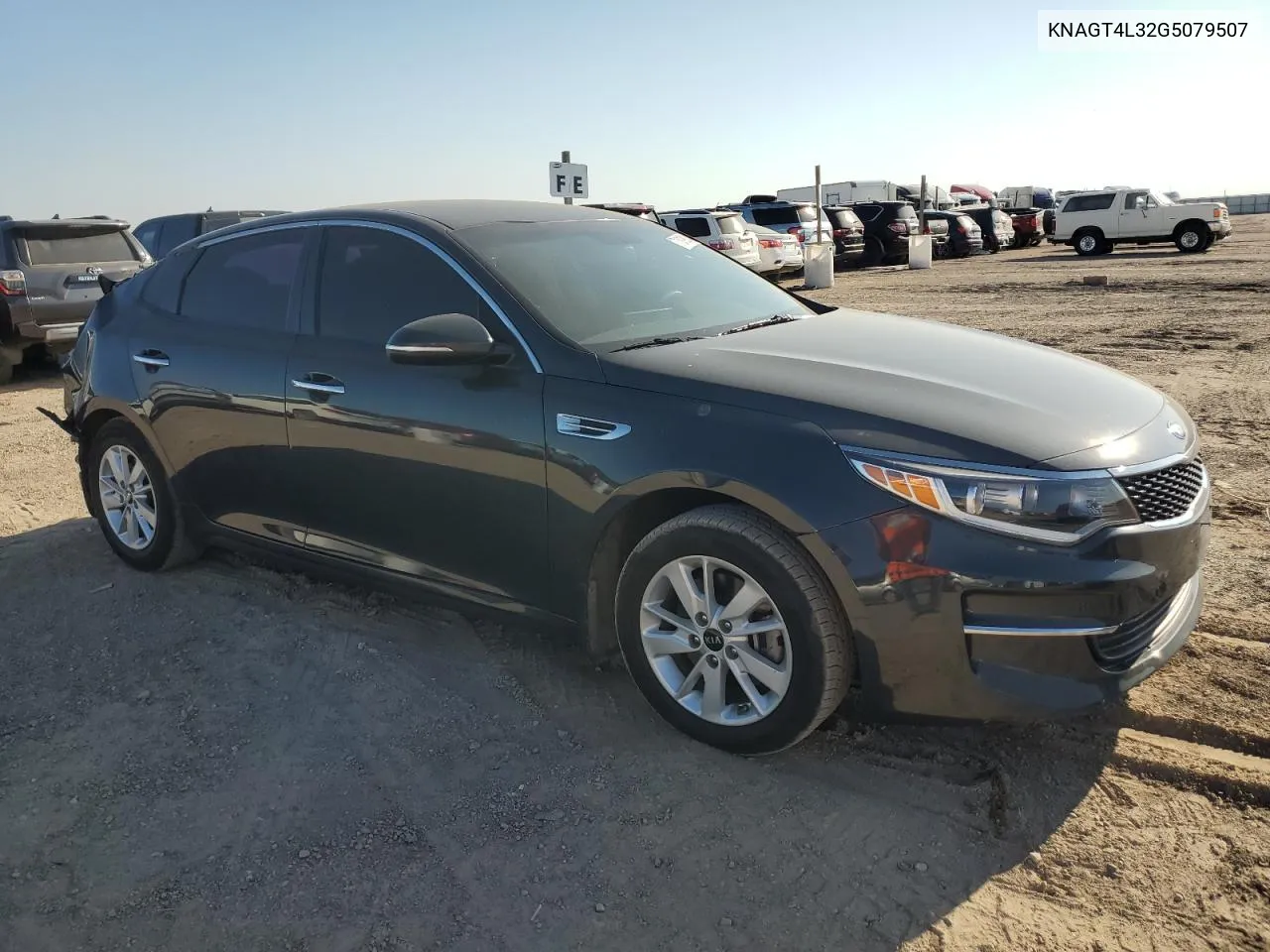 2016 Kia Optima Lx VIN: KNAGT4L32G5079507 Lot: 71019814