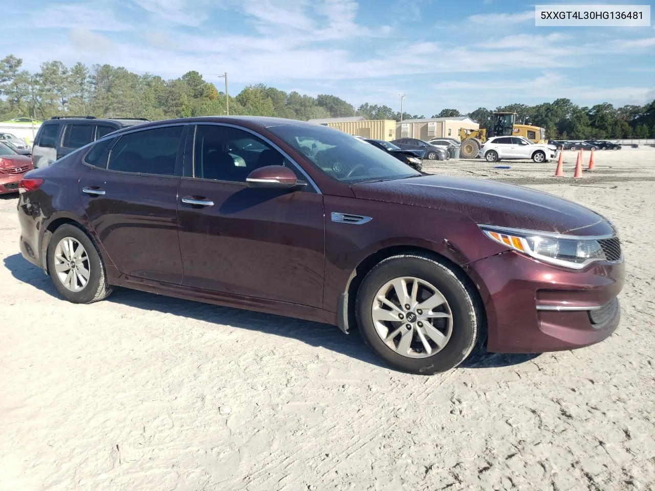 2017 Kia Optima Lx VIN: 5XXGT4L30HG136481 Lot: 71989744