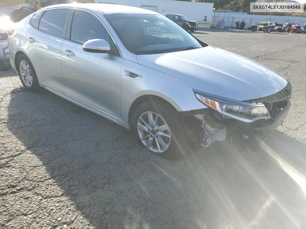 2018 Kia Optima Lx VIN: 5XXGT4L37JG184548 Lot: 72408714