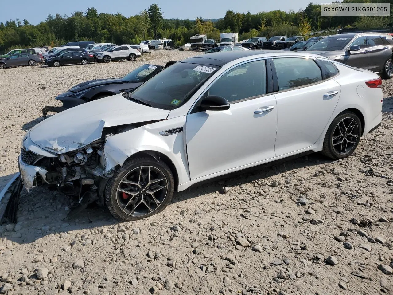 2019 Kia Optima Sx VIN: 5XXGW4L21KG301265 Lot: 71017224