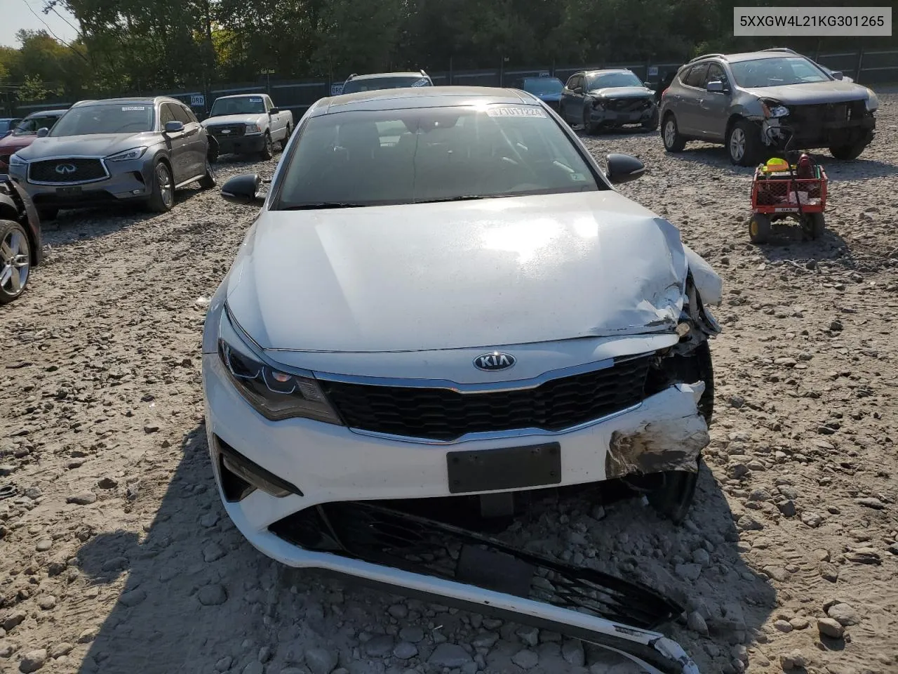 2019 Kia Optima Sx VIN: 5XXGW4L21KG301265 Lot: 71017224