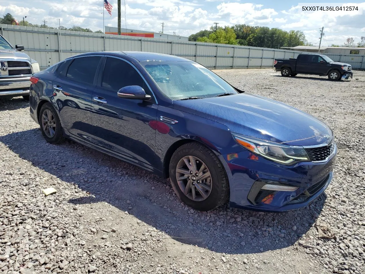 2020 Kia Optima Lx VIN: 5XXGT4L36LG412574 Lot: 72260484