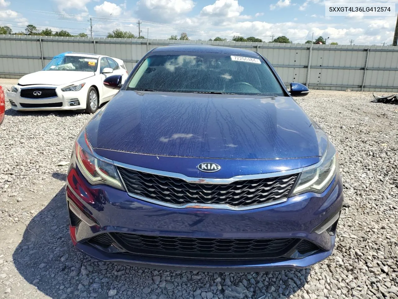 2020 Kia Optima Lx VIN: 5XXGT4L36LG412574 Lot: 72260484