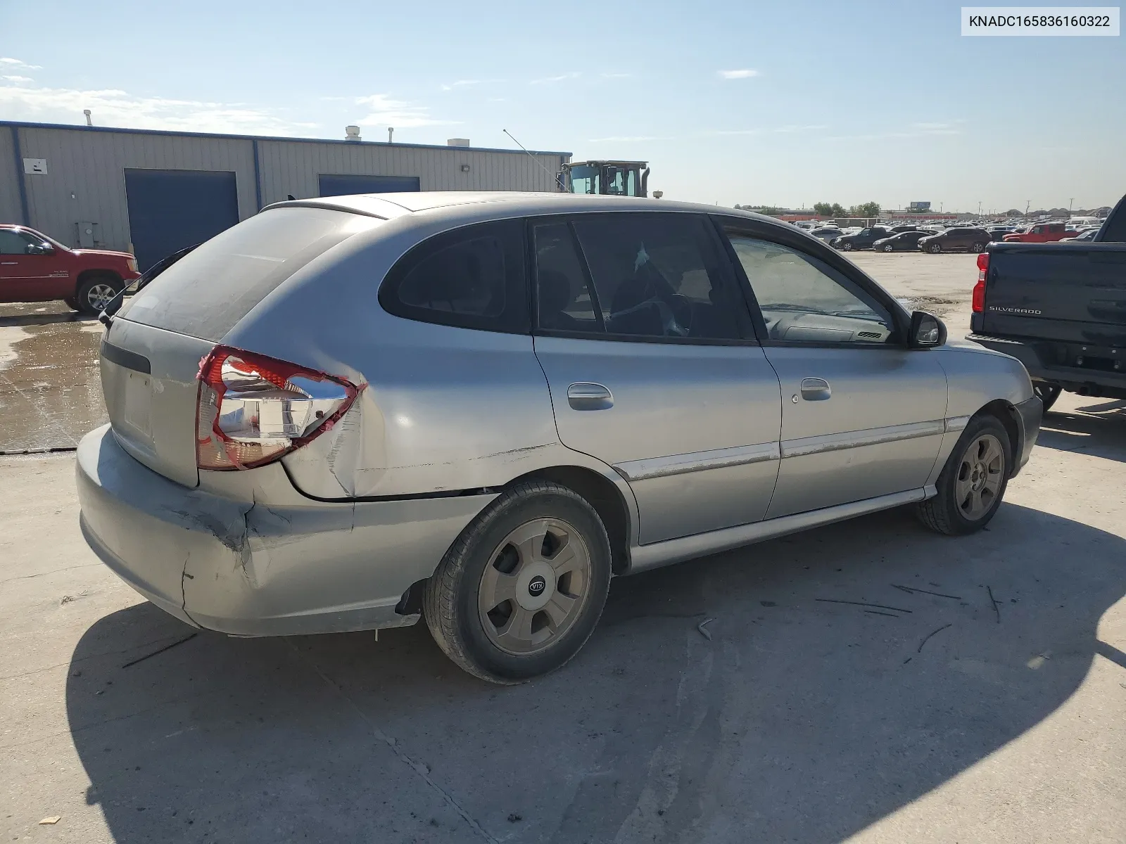 2003 Kia Rio Cinco VIN: KNADC165836160322 Lot: 67692274