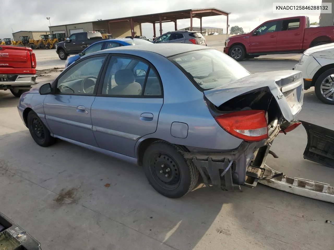 2004 Kia Rio VIN: KNADC125846288132 Lot: 65168384