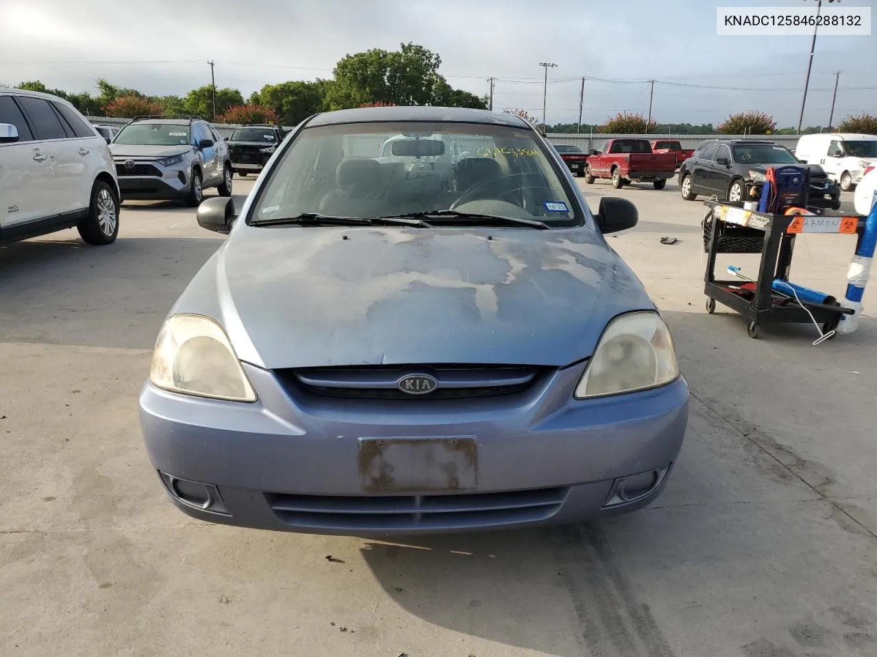 2004 Kia Rio VIN: KNADC125846288132 Lot: 65168384