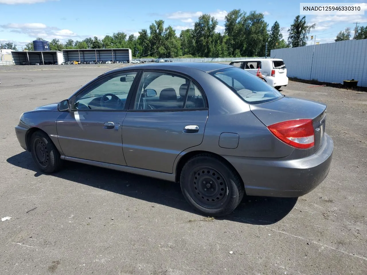 2004 Kia Rio VIN: KNADC125946330310 Lot: 69411894