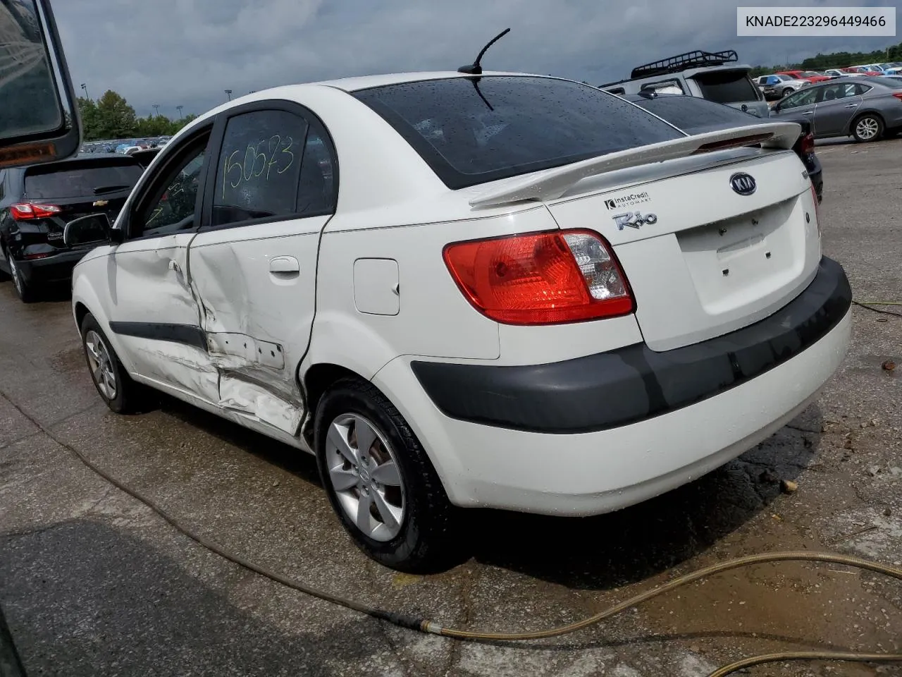 2009 Kia Rio Base VIN: KNADE223296449466 Lot: 61799794