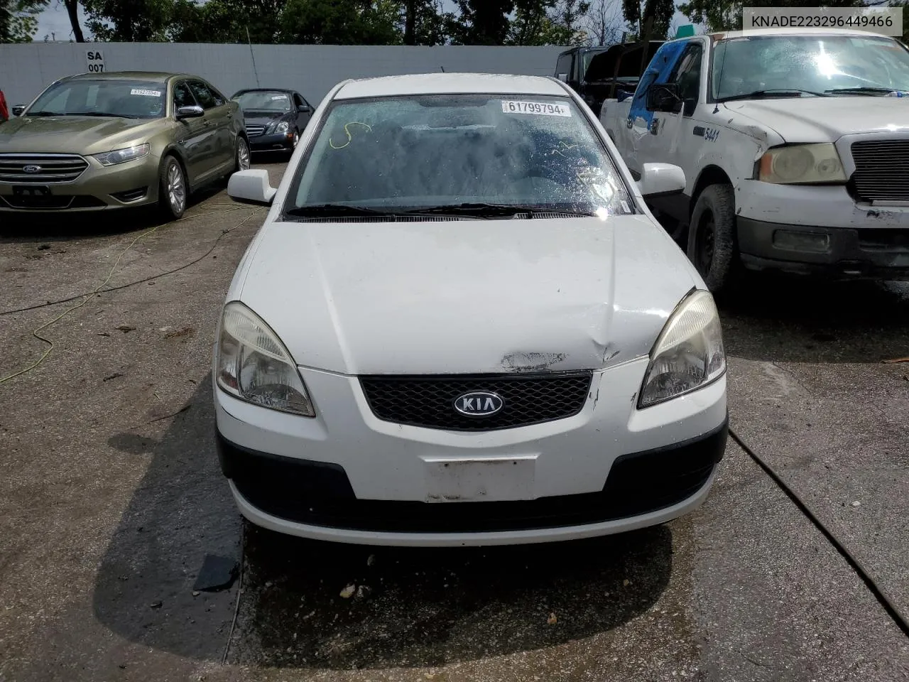 KNADE223296449466 2009 Kia Rio Base