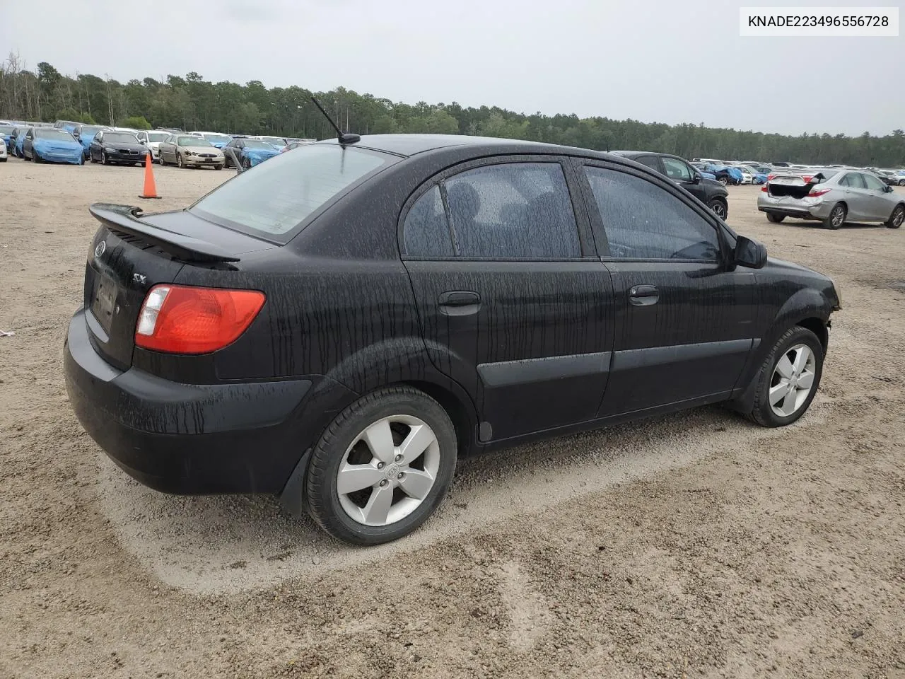 2009 Kia Rio Base VIN: KNADE223496556728 Lot: 70429844