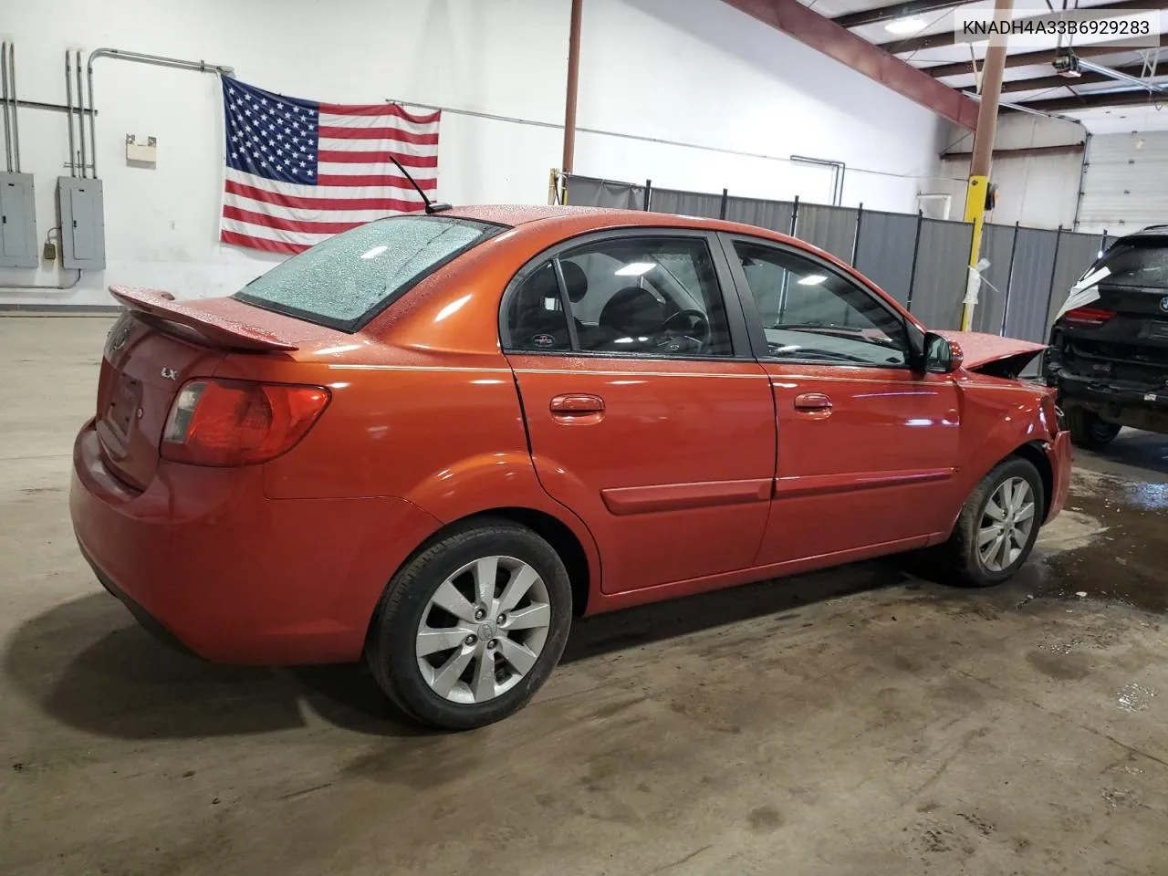 2011 Kia Rio Base VIN: KNADH4A33B6929283 Lot: 70604284