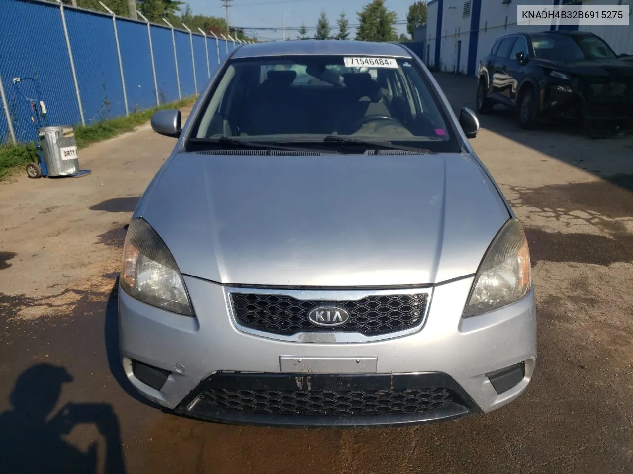 2011 Kia Rio Base VIN: KNADH4B32B6915275 Lot: 71546484