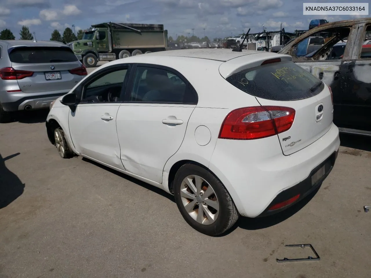 2012 Kia Rio Ex VIN: KNADN5A37C6033164 Lot: 65649824