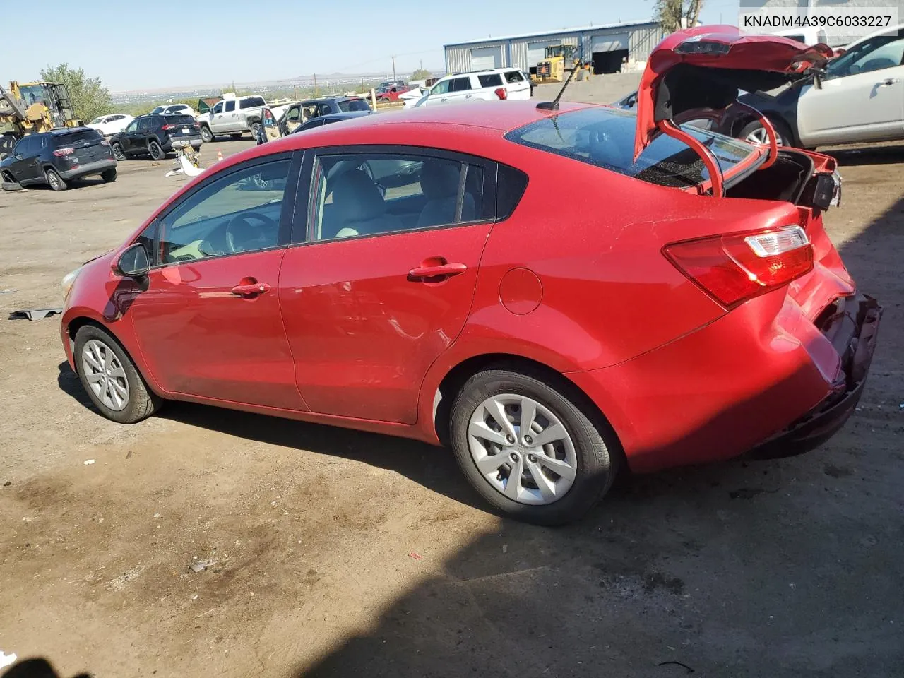 2012 Kia Rio Lx VIN: KNADM4A39C6033227 Lot: 71297424