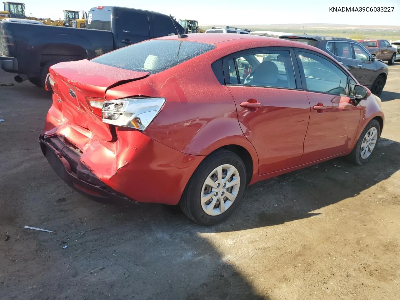 2012 Kia Rio Lx VIN: KNADM4A39C6033227 Lot: 71297424