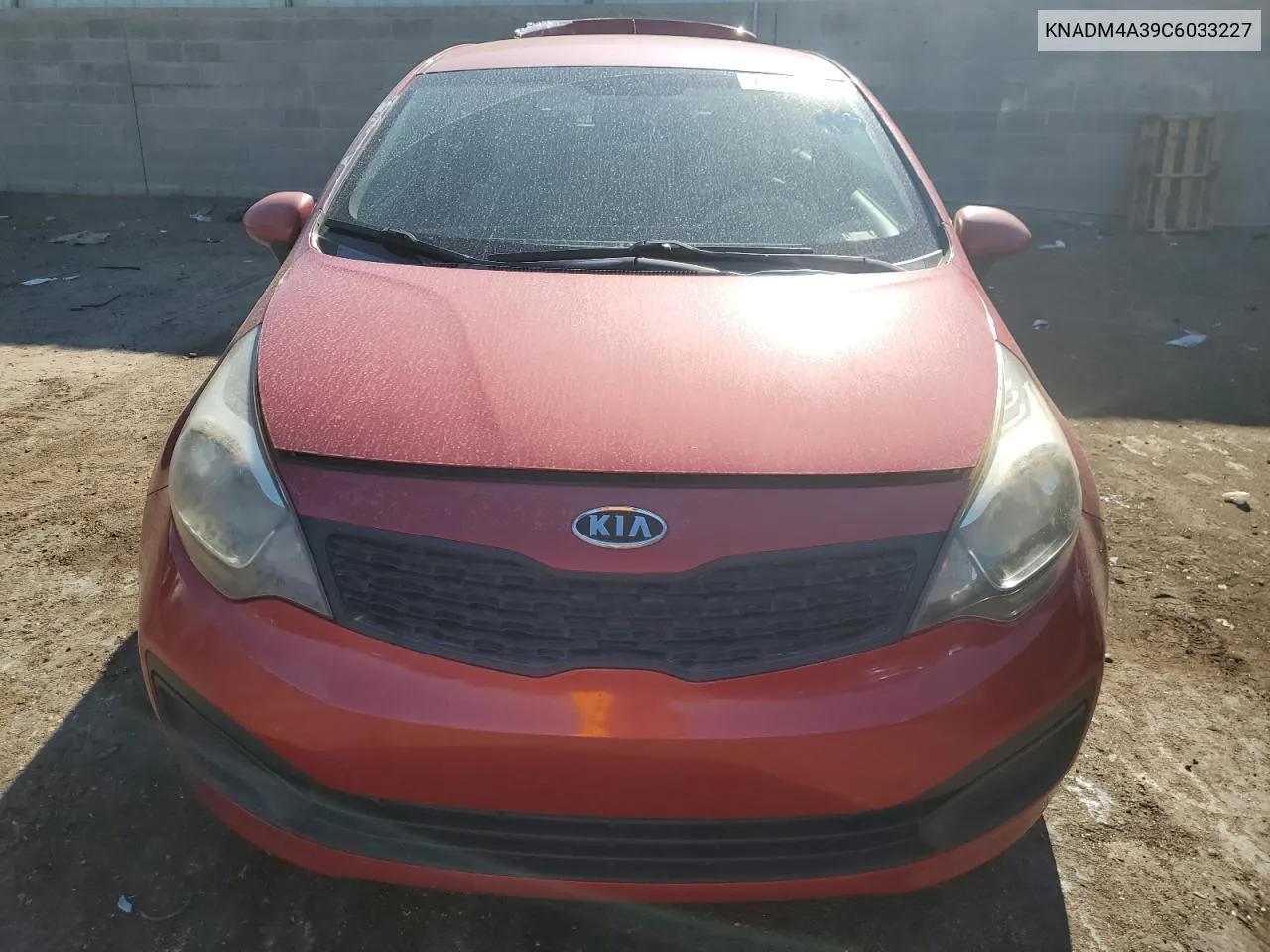 2012 Kia Rio Lx VIN: KNADM4A39C6033227 Lot: 71297424