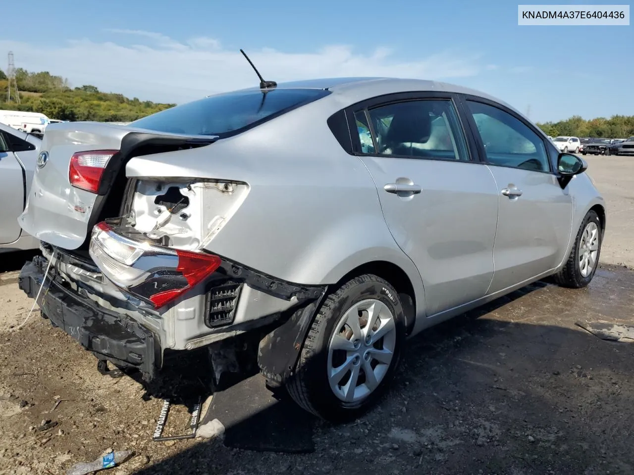 2014 Kia Rio Lx VIN: KNADM4A37E6404436 Lot: 71023464