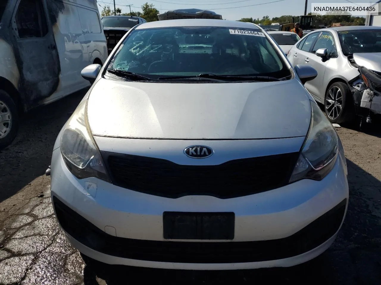 KNADM4A37E6404436 2014 Kia Rio Lx