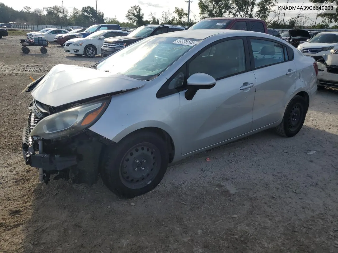 KNADM4A39G6649208 2016 Kia Rio Lx