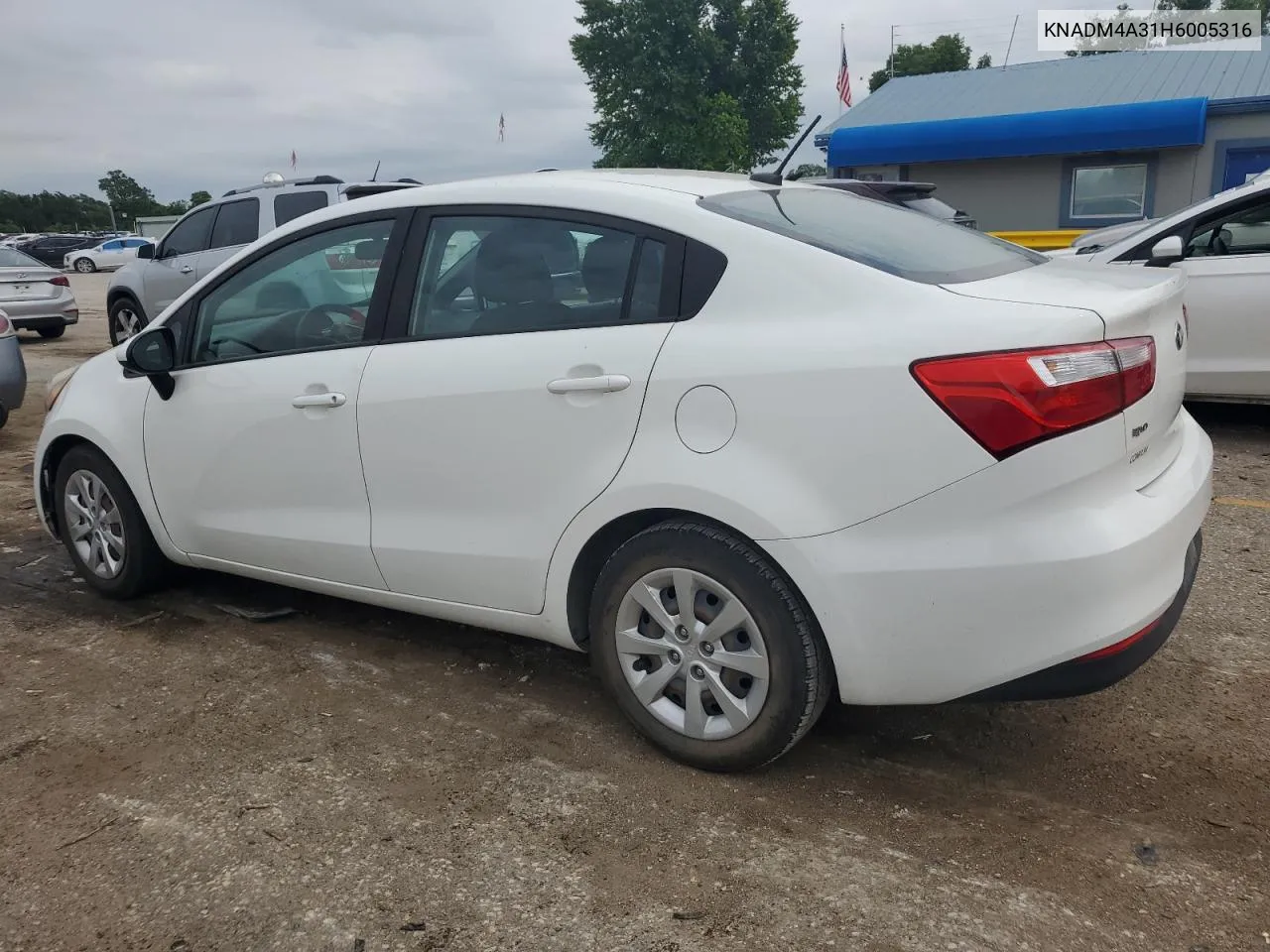 2017 Kia Rio Lx VIN: KNADM4A31H6005316 Lot: 57631194