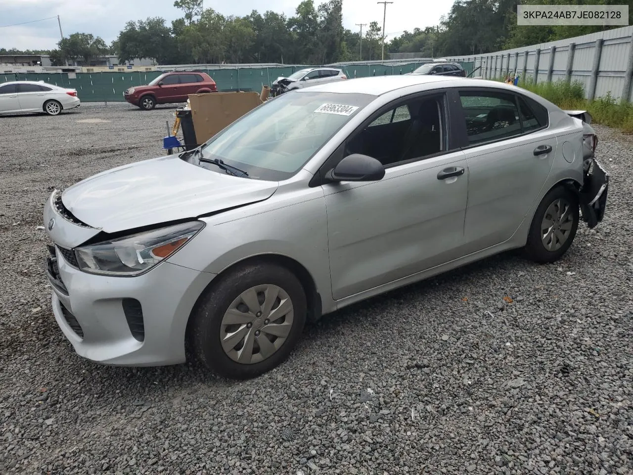 2018 Kia Rio Lx VIN: 3KPA24AB7JE082128 Lot: 66963304