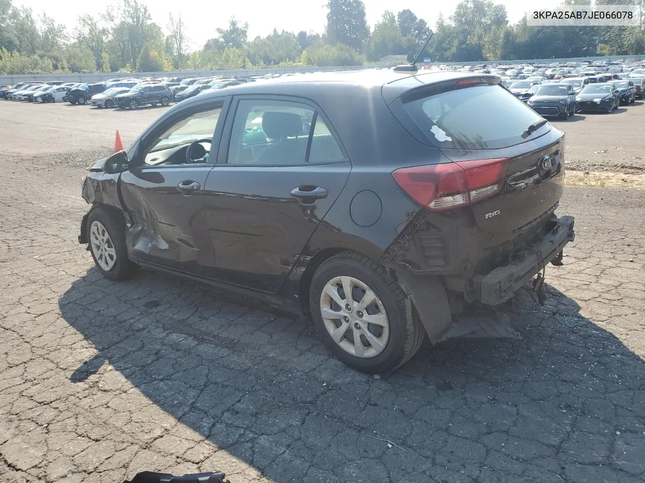 2018 Kia Rio Lx VIN: 3KPA25AB7JE066078 Lot: 70134704