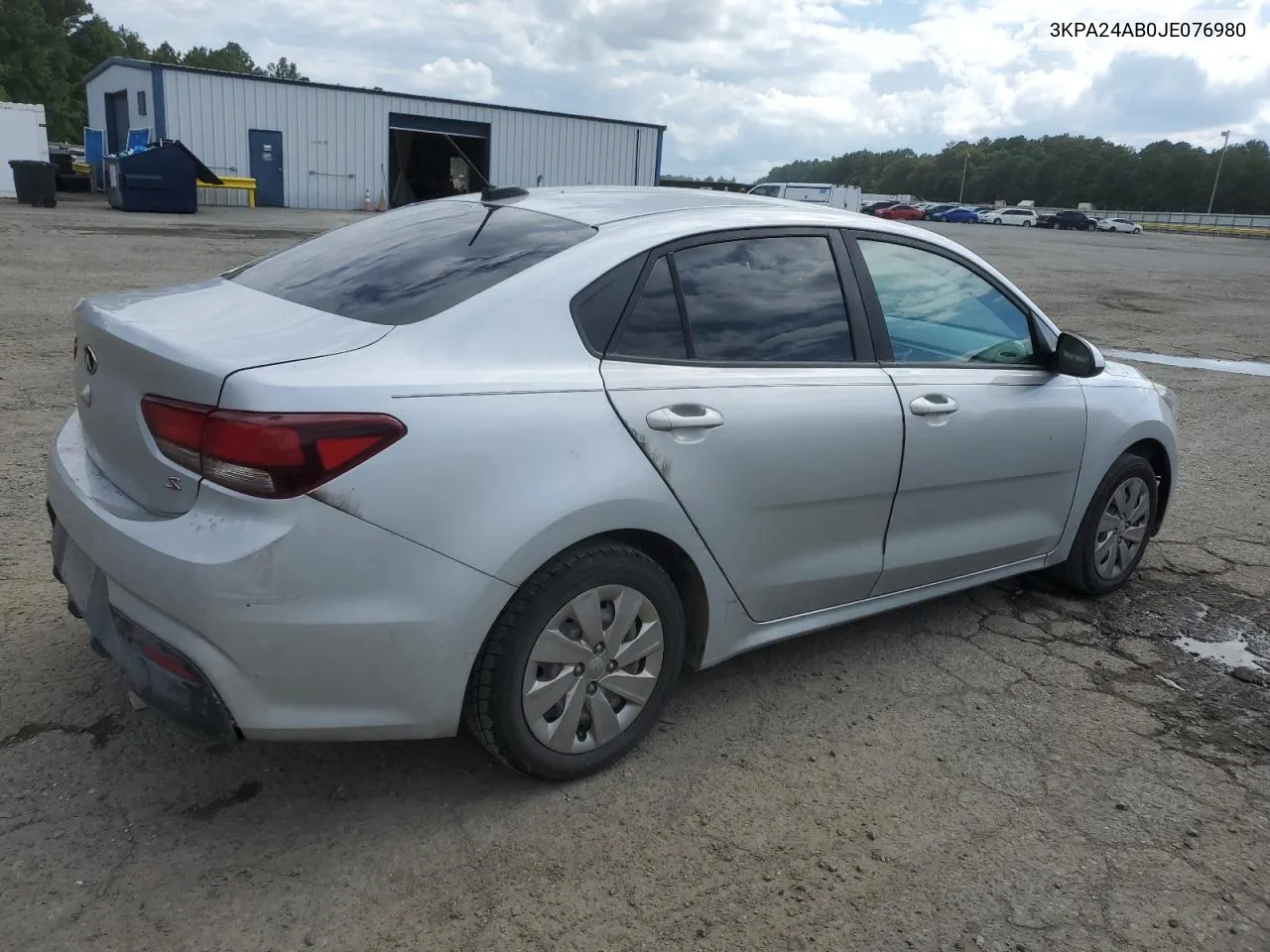 2018 Kia Rio Lx VIN: 3KPA24AB0JE076980 Lot: 72010344