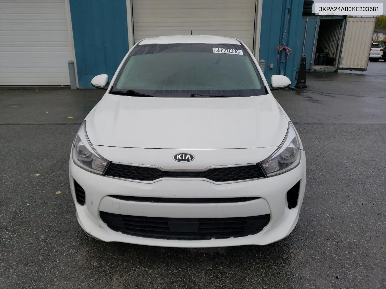 2019 Kia Rio S VIN: 3KPA24AB0KE203681 Lot: 68967404