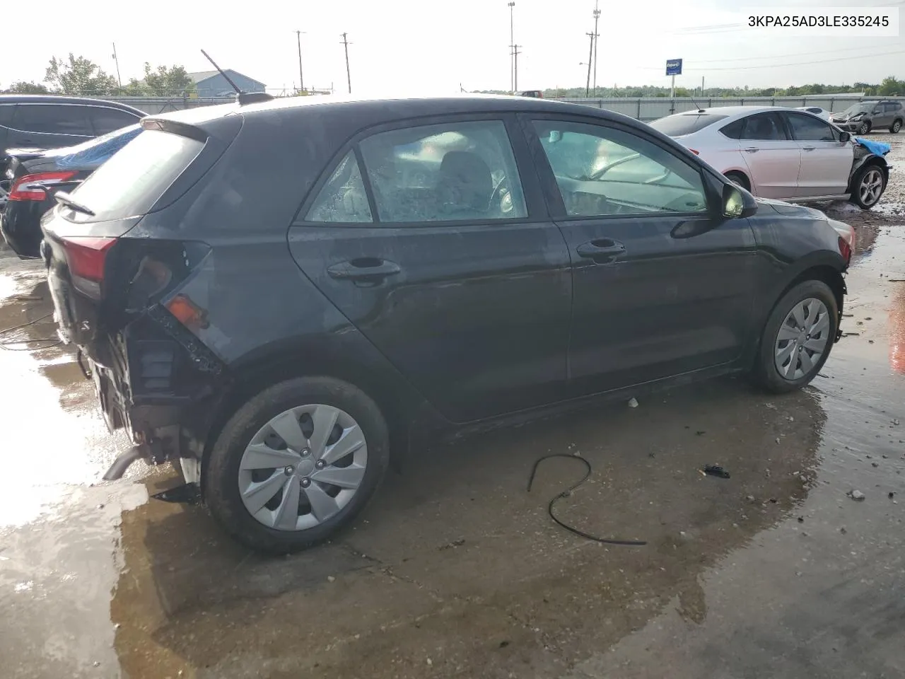 2020 Kia Rio Lx VIN: 3KPA25AD3LE335245 Lot: 65118264