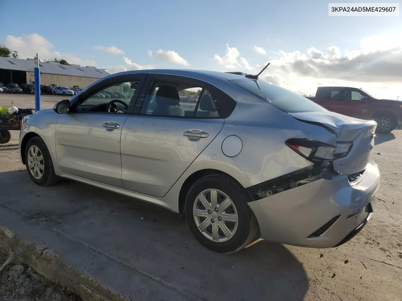 2021 Kia Rio Lx VIN: 3KPA24AD5ME429607 Lot: 71761144