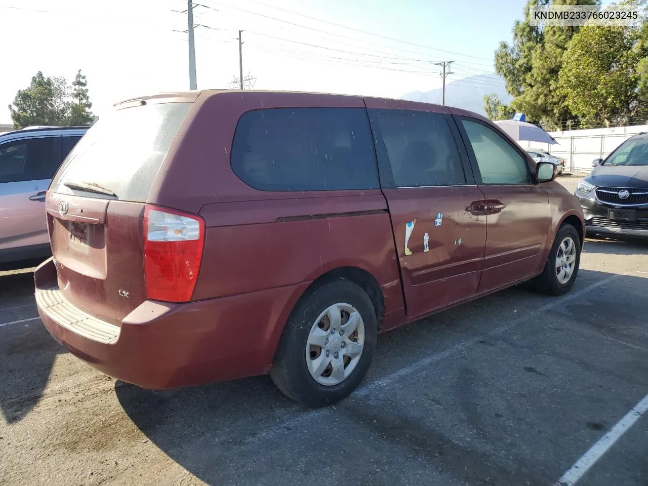 KNDMB233766023245 2006 Kia Sedona Ex