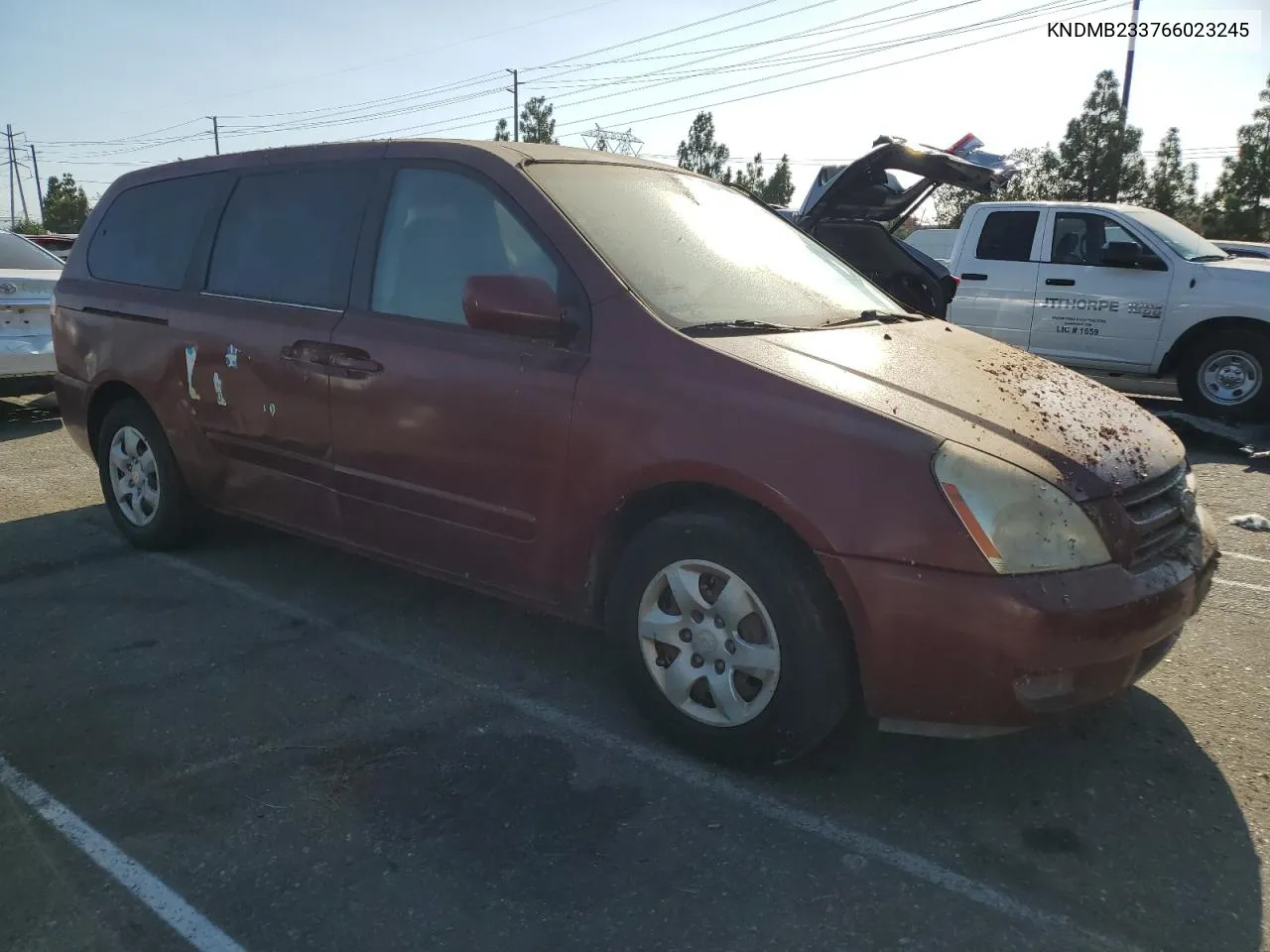 KNDMB233766023245 2006 Kia Sedona Ex